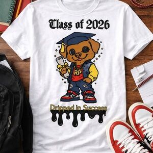 Class of 2026 Dog Graphic T-Shirt